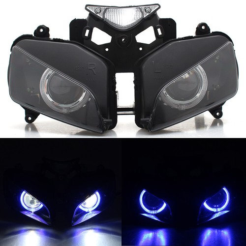 For Honda CBR1000RR 2004-2007 Blue Angel Eye HID Headlight Assembly Projector
