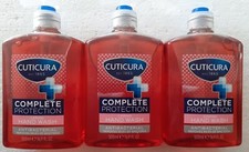 CUTICURA ANTIBACTERIAL CARING HAND WASH 3 X 500ml 6.59 per litre
