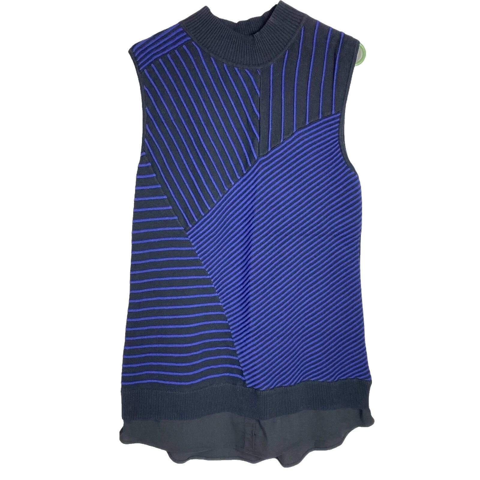 Polyester Sleeveless Women's Mock Neck Sweaters
