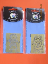 Lasting Impressions Embossing Templates Girl & Boy Children