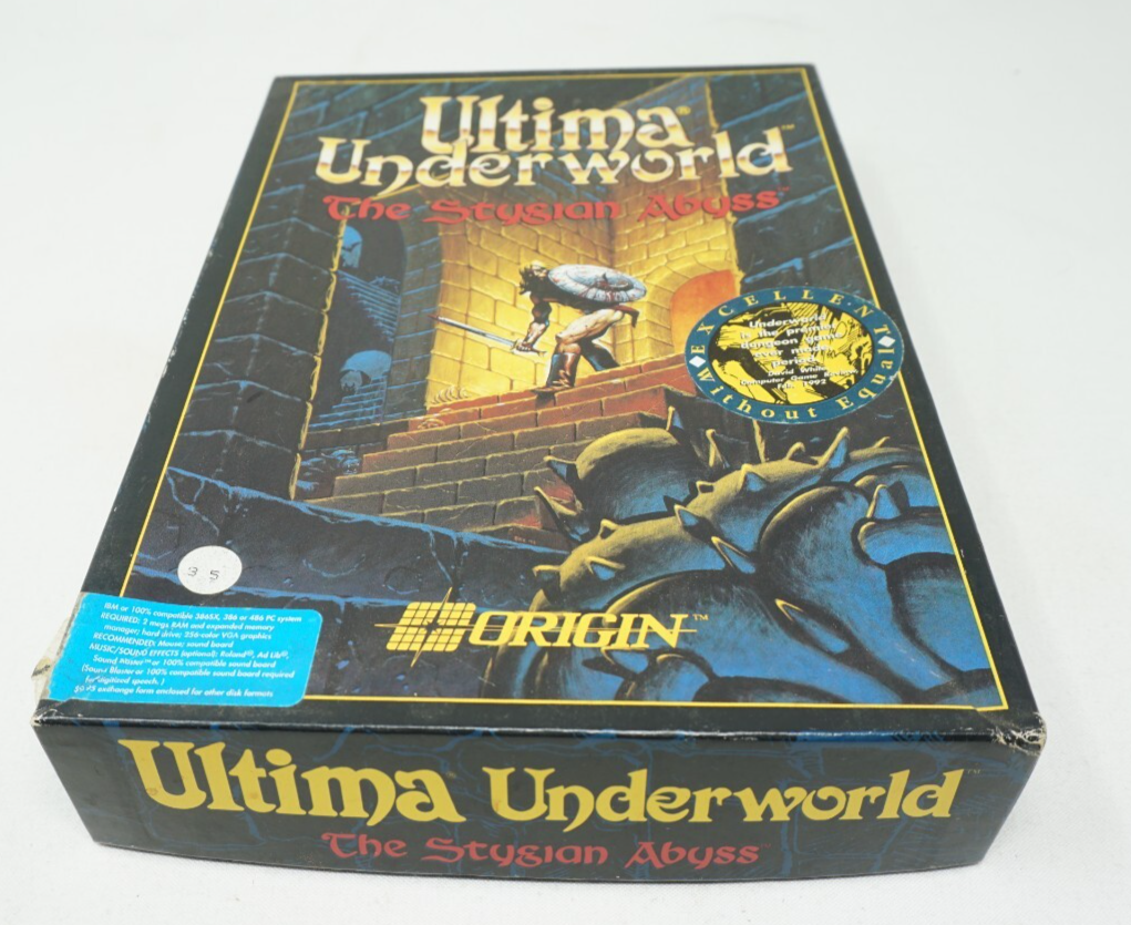 Vintage Ultima Underworld The Stygian Abyss 3.5 PC Disks