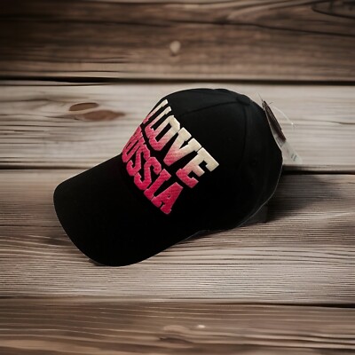 I LOVE RUSSIA Limited Edition Baseball Cap ROBIN RUTH ''Be Noticed'' 3D Bleed Logo