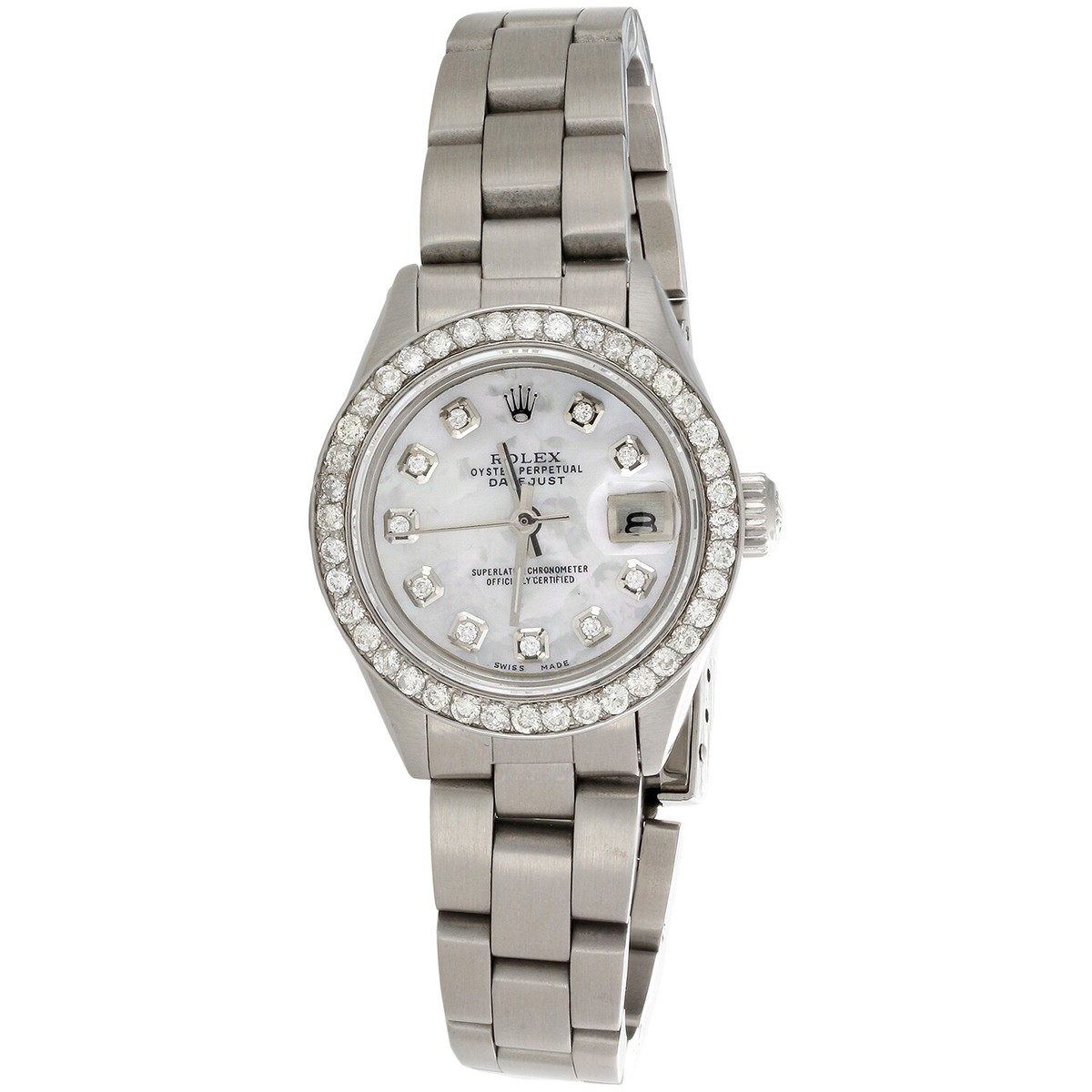Rolex Datejust 26mm Diamond Dial Bezel Oyster Band natural VVS 1.15ct Diamonds. Important Jewels, Watches & Luxury Accessories, August 2025  main image 4