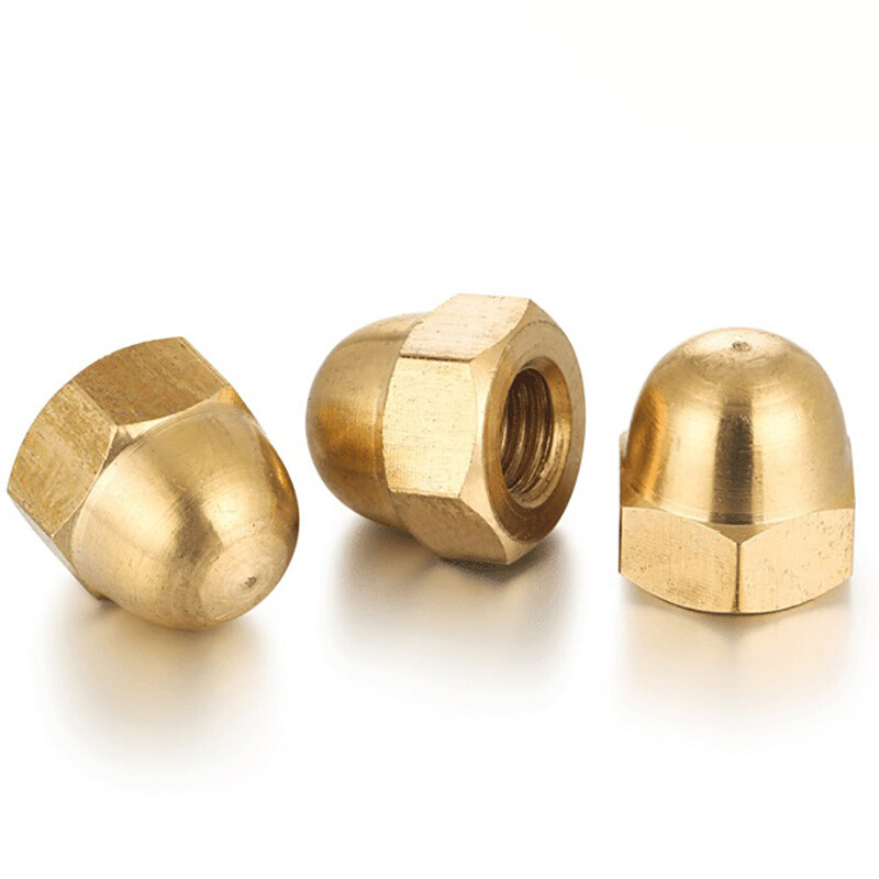 Decorative Brass Cap Nuts Shelly Lighting