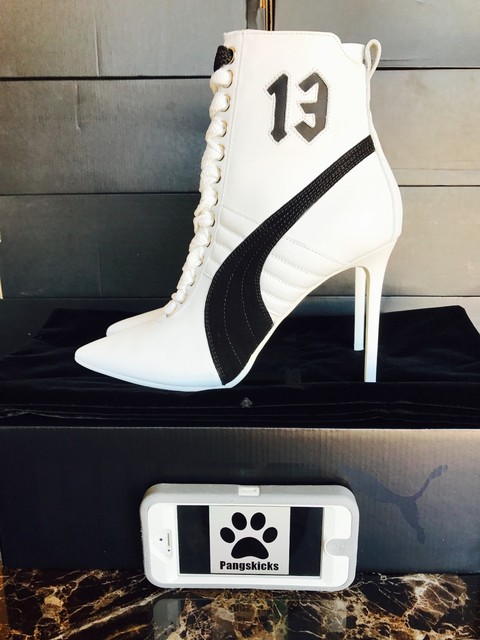 fenty white heels