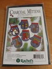 Charcoal  Woolfelt Mittens Kit