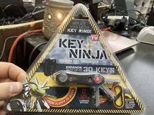 NEW Key Ninja Modern Key Organizer Ring Reinvented LED Lights
