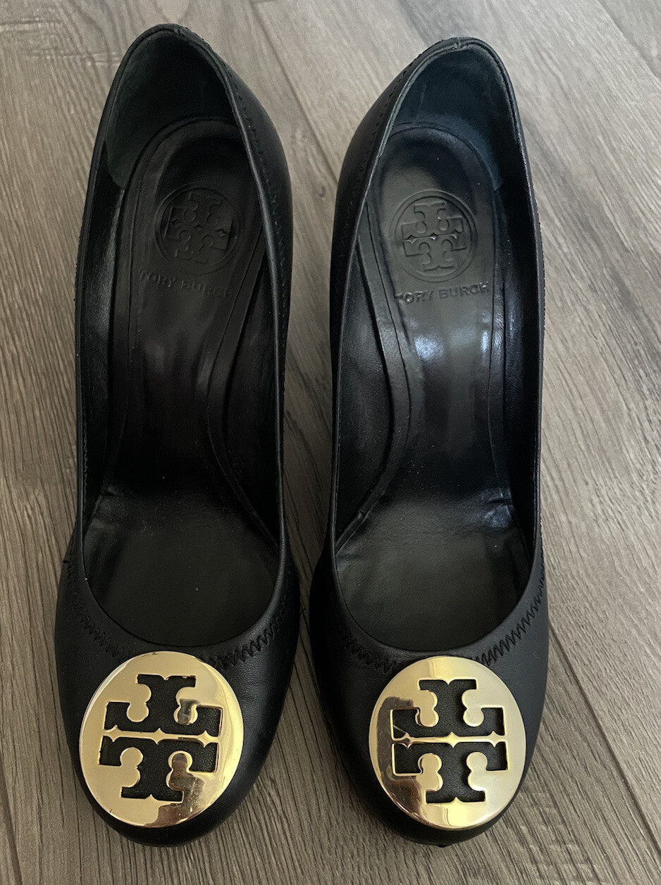 Tory Burch Sally wedge pumps Size 7.5/M | eBay