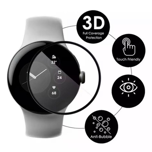 1x Screen Protector Film For Google Pixel Watch3 Protective Film New - Photo 7 sur 12