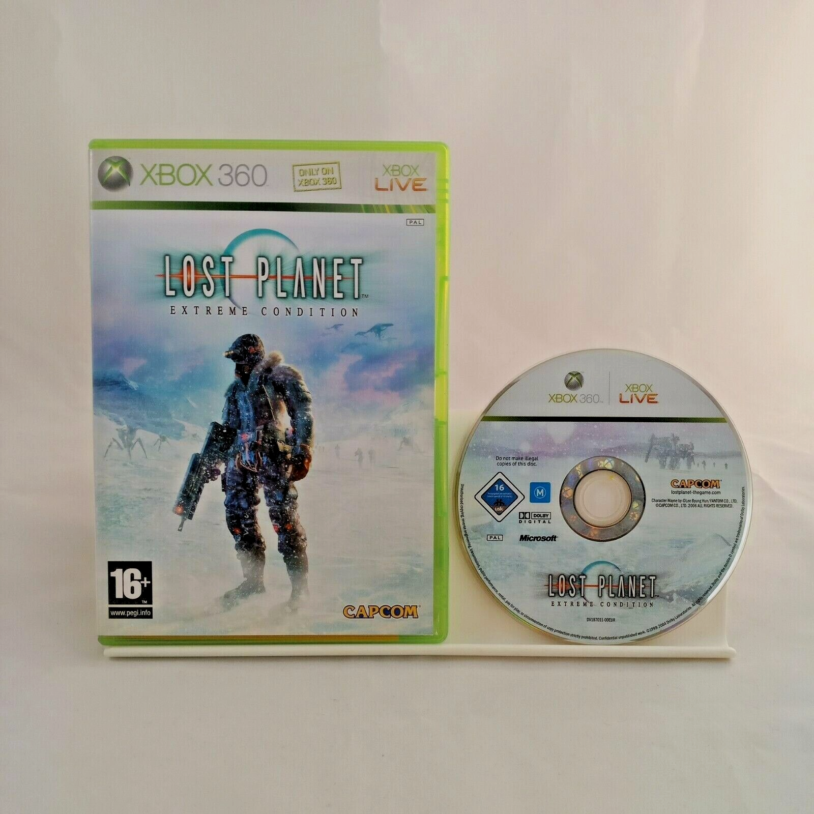 LOST PLANET EXTREME CONDITION Xbox 360 Case And Disc