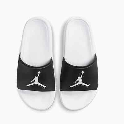 Nike Air Jordan Jumpman Slide Black White Size 8 Mens Sandals FQ1598 010 NWT Nike Air Jordan Jumpman Slide Black White Size 8 Mens  main image 4