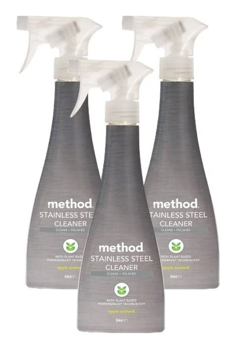 Method stainless store steel cleaner