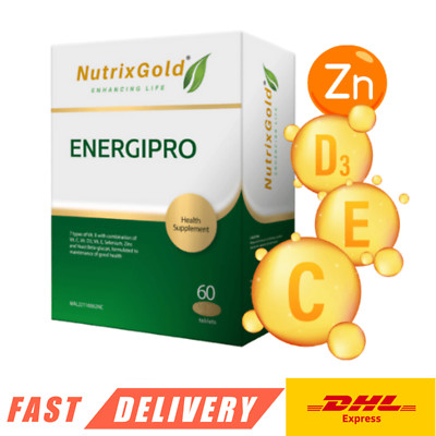 EnergiPro Immune Support & Energy Booster w/ Yeast Beta Glucan - 60 Tabs