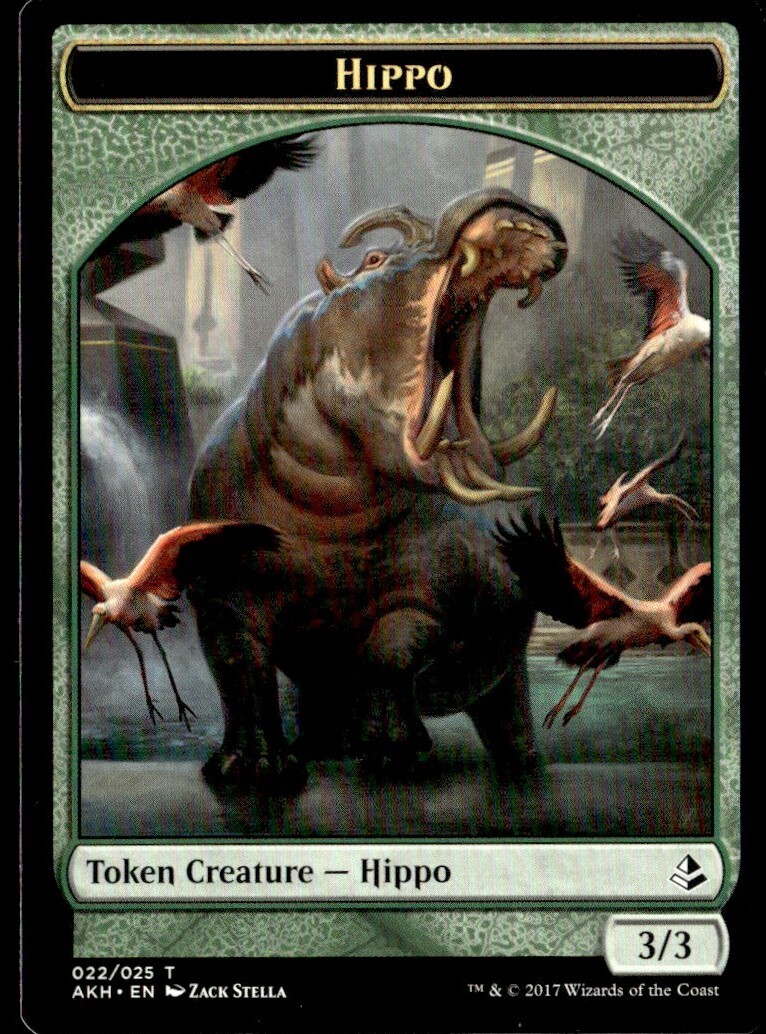2017 Amonkhet Tokens Hippo Token/Common #22