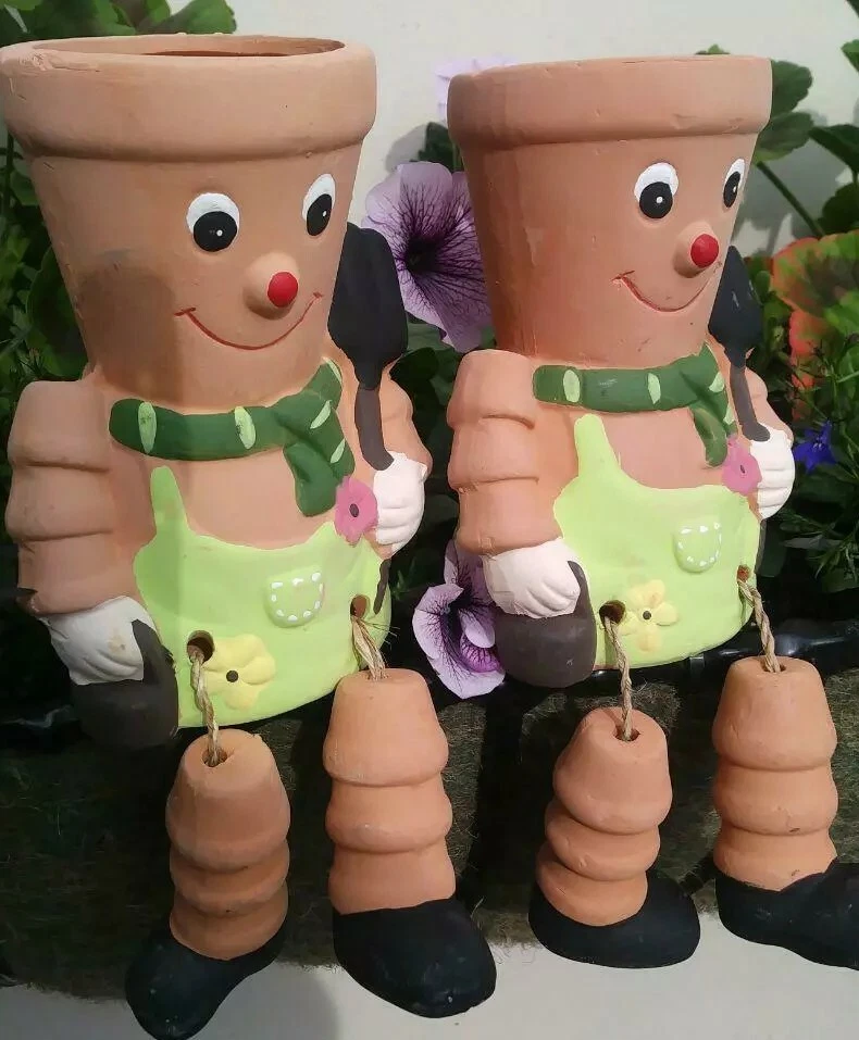 How To Make A Flower Pot Man Out Of Plastic Pots Home Alqu