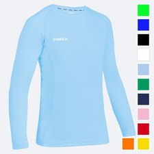 FORZA Junior Boys’ Base Layer Long Sleeve Top | Compression Undershirt