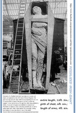 Fossilized Irish Giant, Poster. Giant researcher / Giant Hunter / Nephilim