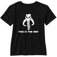 This Is The Way - Mandalorian Short Sleeve T Shirt Baby Yoda Star Wars