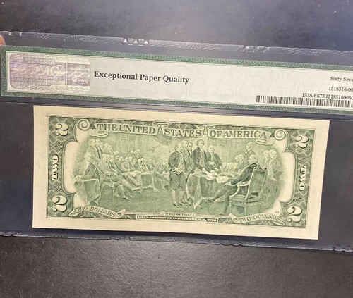 (3) $2 2003A FRN Richmond FR# 1938-E PMG 67 Superb Gem UNC EPQ, EA Block, Consec - Picture 3 of 8