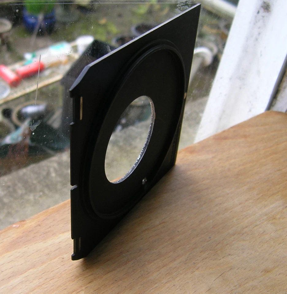 Linhof IV 4 V 45 5x4 Technika Lens board for compur 1 copal 1 41.7mm low hole - Image 3 of 3