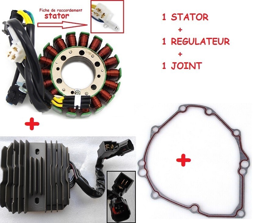 Régulateur et alternateur stator pour résoudre les pannes de batterie sur GSX 1340 Hayabusa