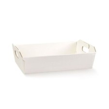 FIBRA BIANCO 31x22x9 cm Cesto VASSOIO per BOMBONIERA 15BM