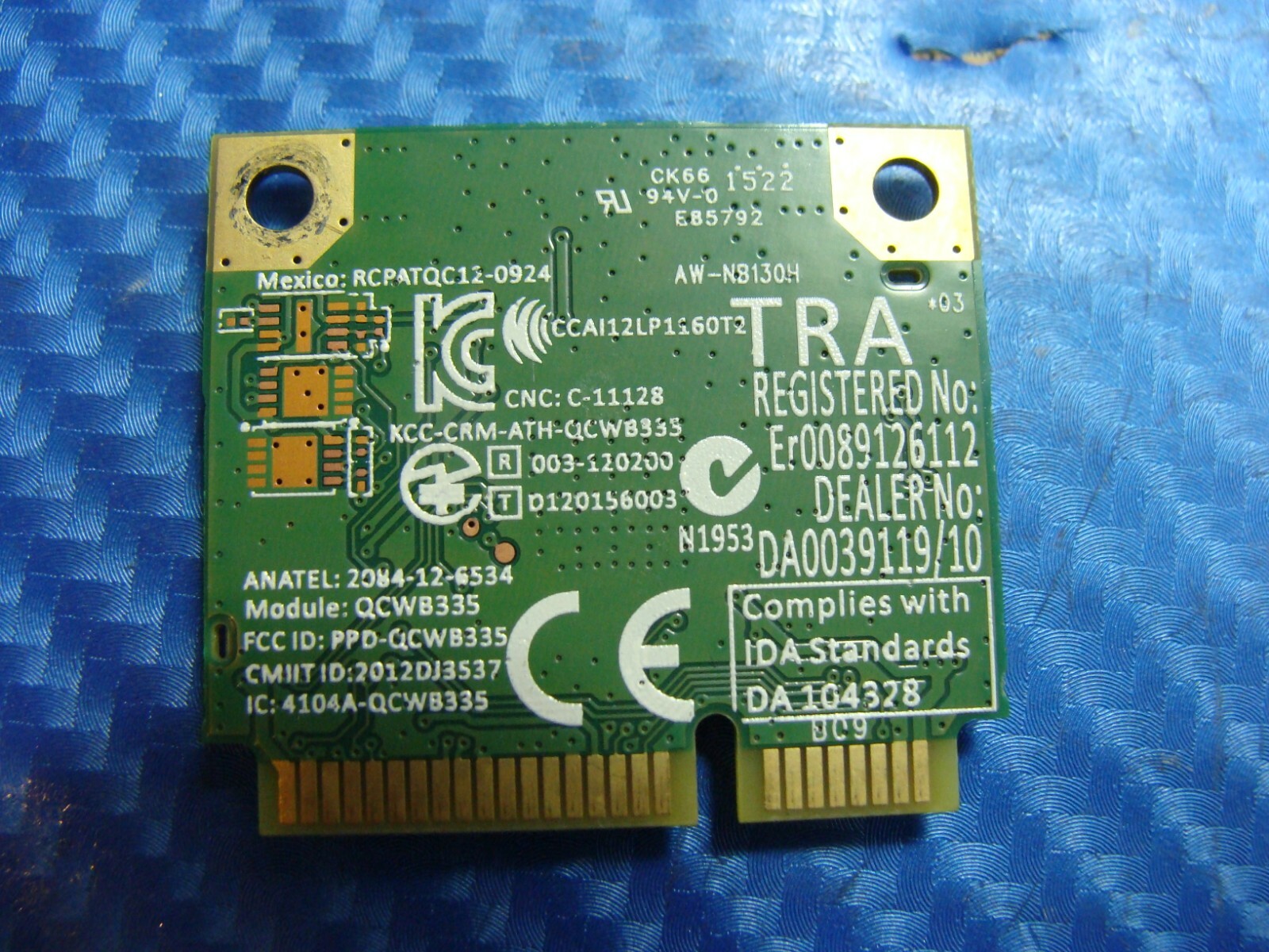 Asus F554LA-NH51 15.6" OEM WIFI Wireless Bluetooth Card QCWB335 AW ...
