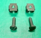 Land Rover Series 2 2a Grill & Badge to Front Panel SHERARDIZED Screws & Clips