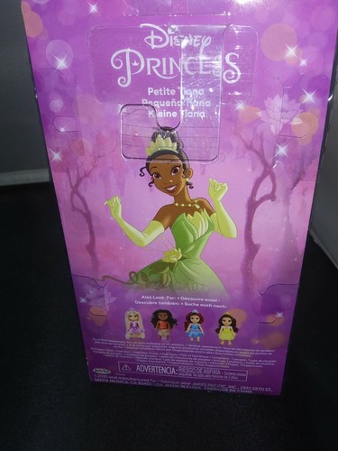 Disney Princess Petite Tiana Doll Green Dress Purple Tiara Frog Prince Hair Comb - Picture 3 of 3