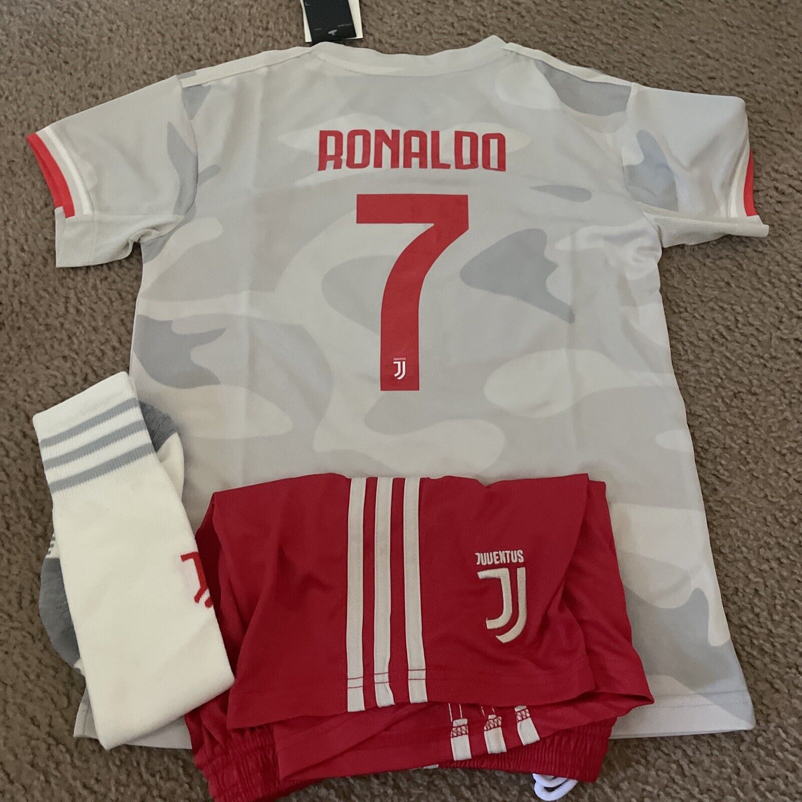 Youth Jersey Cristiano Ronaldo Jeep Shirt Socks 【海外正規品】 60％以上節約 Size with Kit 24