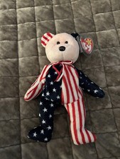 MINT Pink Face Spangle Beanie Baby - RARE