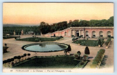 VERSAILLES Le Chateau Vue sur l'Orangerie FRANCE LL. Postcard