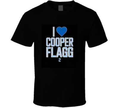 I Love Cooper Flagg 2 T Shirt
