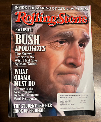 2009 Rolling Stone Magazines - 15 Issues / Madonna, Jonas Brothers, Green Day