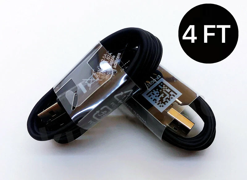 10/100 Type-C Fast Charging Cable For  Samsung Phone Android Black&whihte LOT - Image 2 of 4