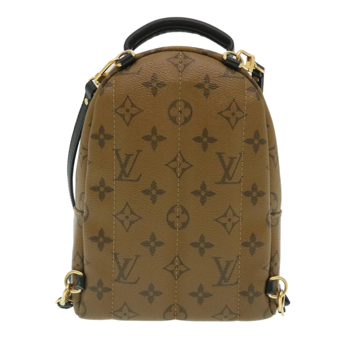 LOUIS VUITTON Monogram Reverse Palm Springs Mini Backpack M44872 LV Auth  25969A