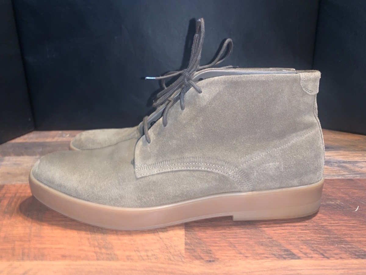 Mens Allen Edmonds Port Washington Gray Suede Gum Sole  display picture 3