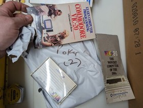 Vintage Lot of 2 Commodore Vic 20 Vic20 DRAW Poker Games Sealed Cellophane NOS