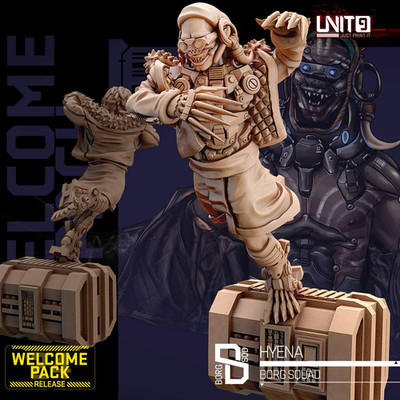 Hyena - 28/32mm - Unit9 - Cyberpunk/science Fiction/Futuristic/Cybernetics minia