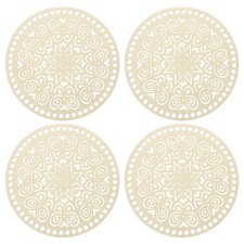 4Pcs Wooden Crochet Bag Base, 7.9" Wooden Basket Bottom, Wood Color  LT01402 