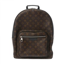 LOUIS VUITTON Josh M41530 Monogram macacer Monogram canvas Brown mens Backpa...