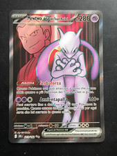 Carta Pokemon MEWTWO EX DEL TEAM ROCKET 213/182 Rivali Predestinati Holo ITA NM