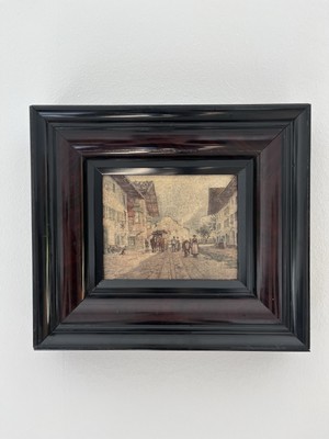 Robert Schleich, Mittenwald Original Auf Leinwand In Öl