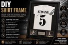 DIY Frame for signed Shirt Personalised Plaque 2 6x4 Windows for pic
