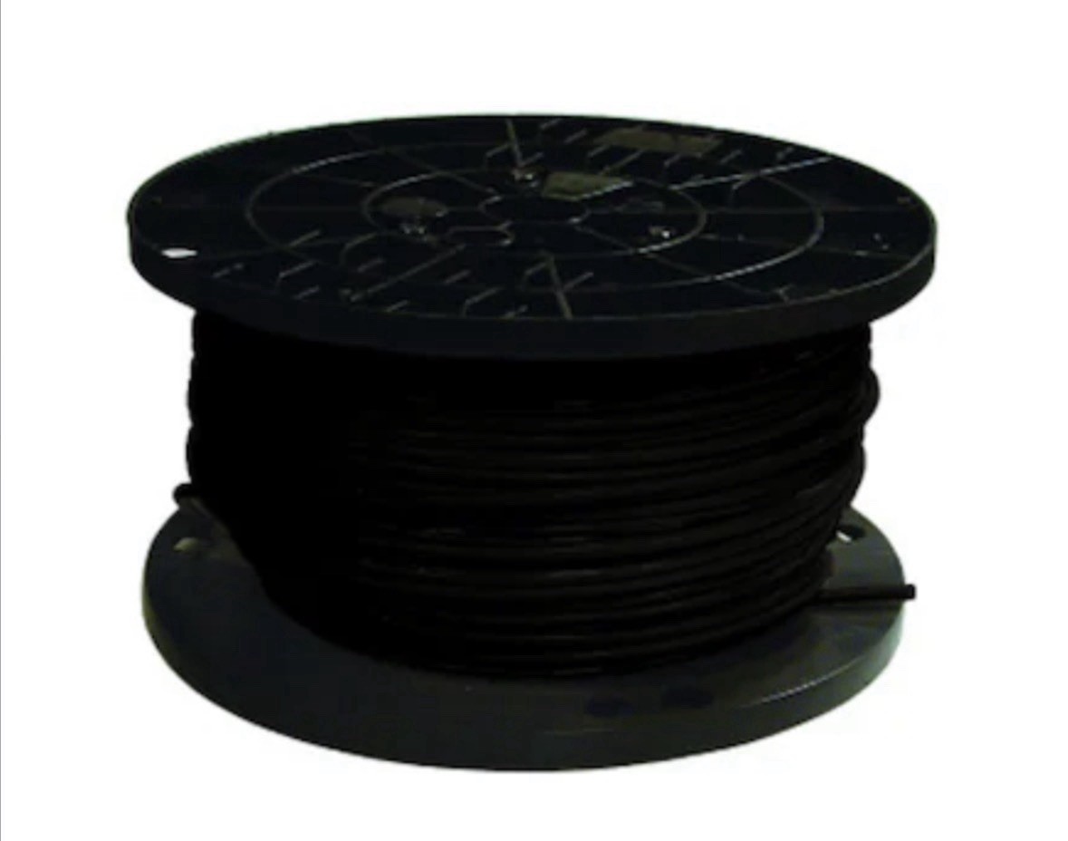 500 Ft 8 Awg Copper Stranded BLACK Thhn Wire (Southwire Or Cerrowire)
