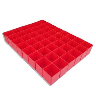 Bestückung EuroPlus Pro >M - 48 x Einsatzboxen rot für EuroPlus Pro >M 44H