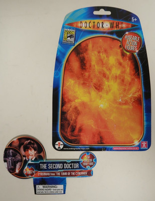 The Second Doctor Who Cyberman The Tomb of Paper Label Backing Replacement