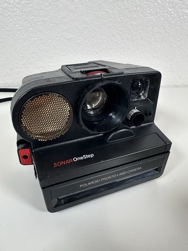 Sonar para cámara Polaroid Pronto Land One Step con estuche y flash no probado - Imagen 3 de 15