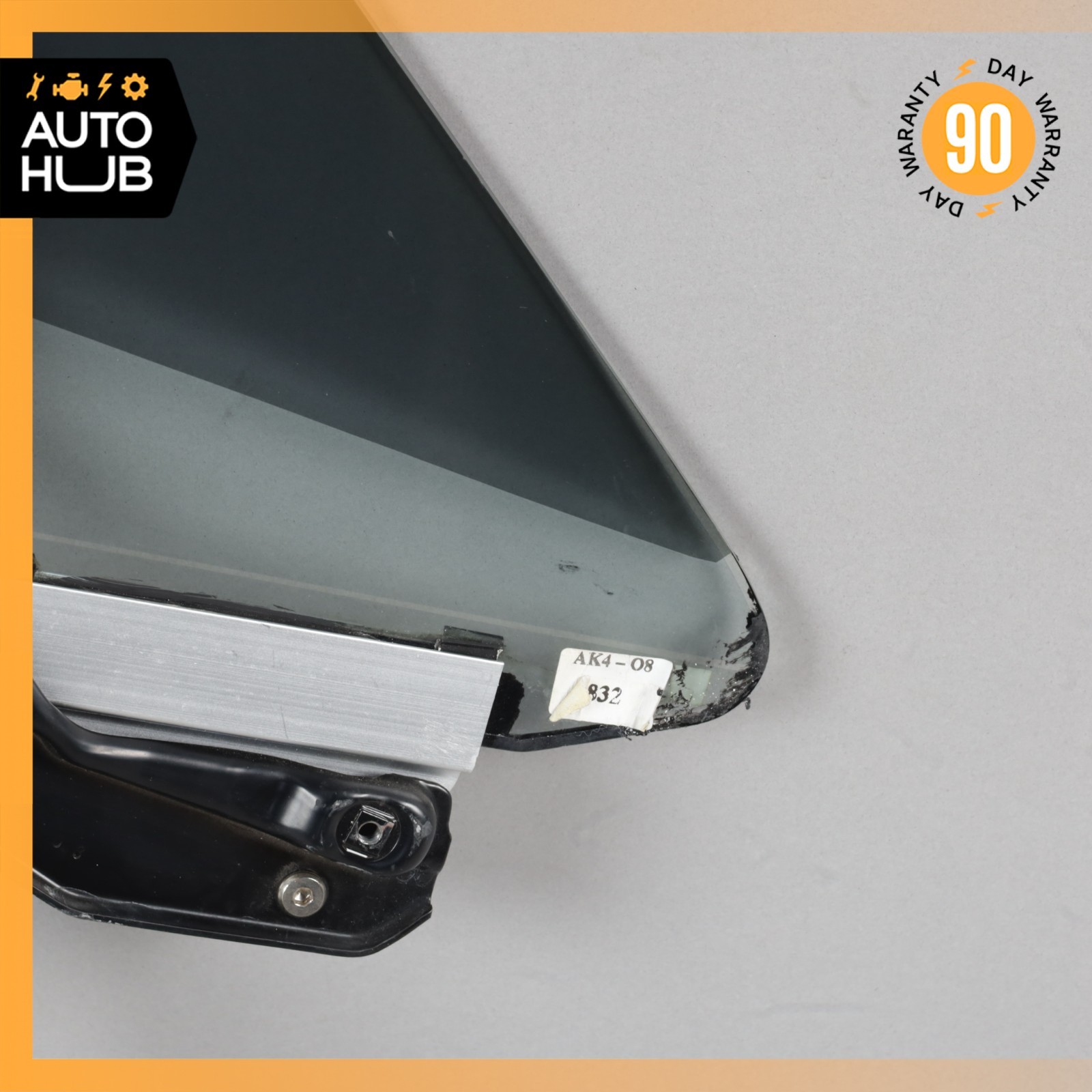07-11 Bentley Continental GTC Front Left Side Door Vent Window Glass OEM