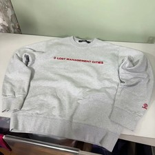 LMC Melange Gray Embroidered Logo Sweatshirt Men  s Size M